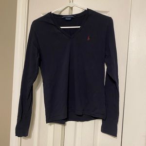 Ralph Lauren V neck long sleeve